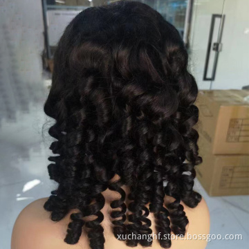 Wholesale 100% Virgin Hair Hd Transparent Swiss Lace Wigs ,Brazilian Curly Lace Front Wig, 360 Hd Lace Frontal Human Hair Wigs